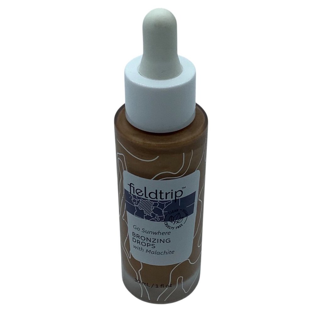 Fieldtrip‎ Go Sunwhere Bronzing Drops Malachite Clean Vegan Skincare 1oz NEW